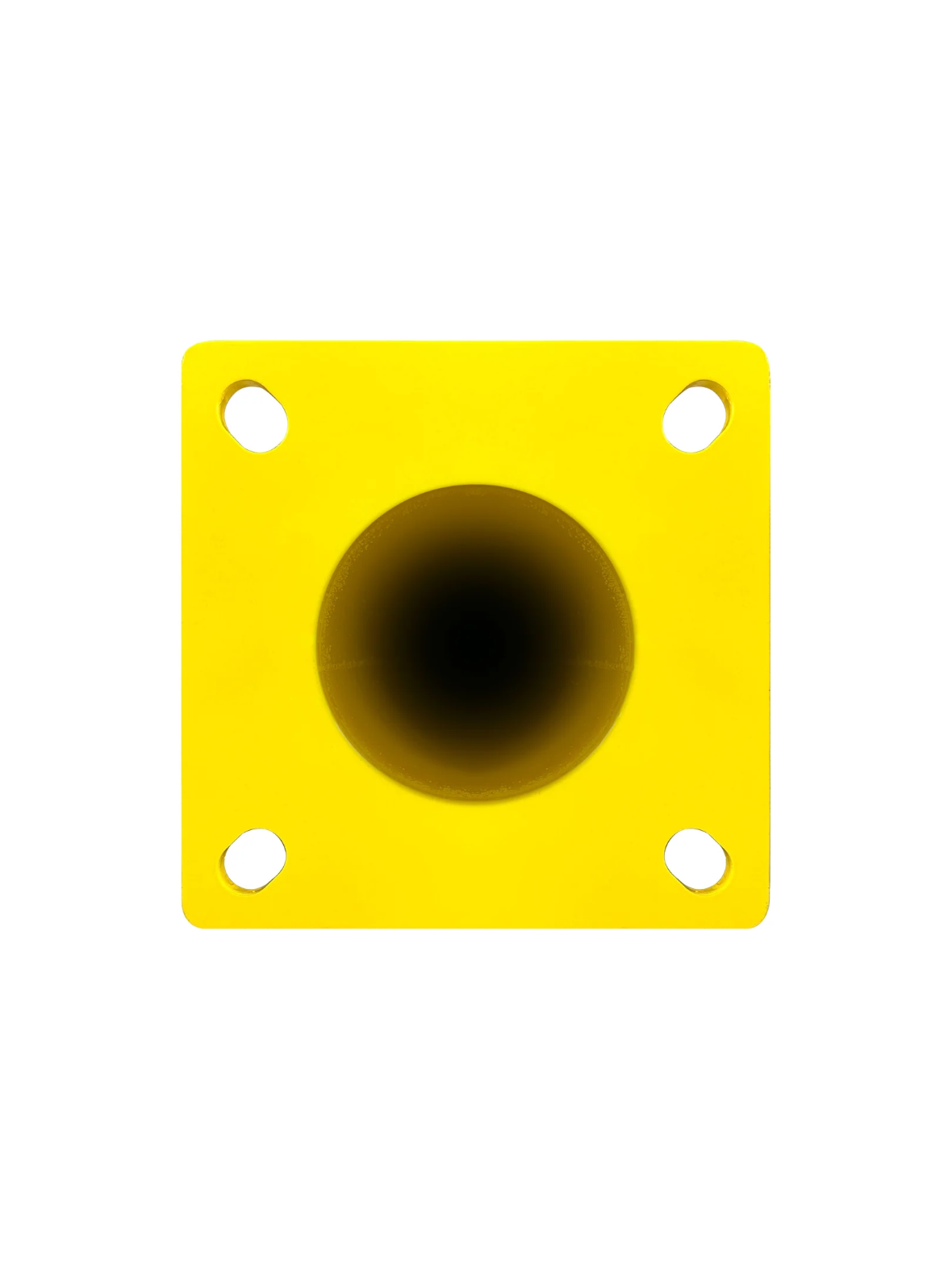 Safety Bollards, Heavy Duty Yellow 4.5" Steel Post