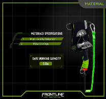 Frontline HH05SW ToolGrip 5 lbs Swiveling Hammer Holster with Side D-Rings