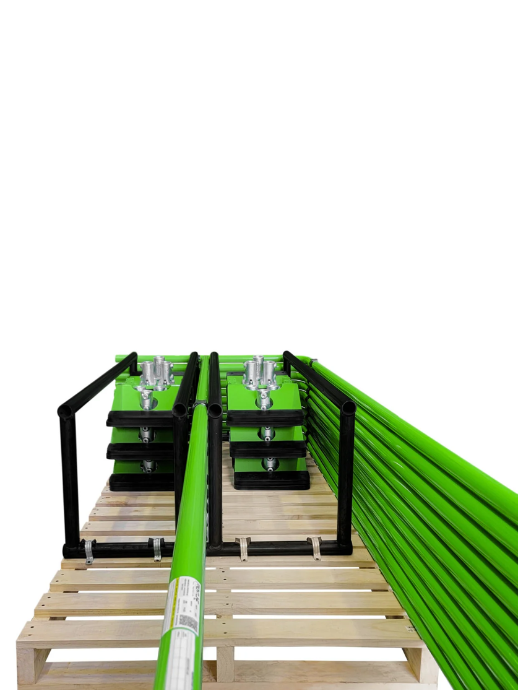 Frontline GUS10 Guardrail System Non-Penetrating Complete 100' Kit - OSHA Compliant