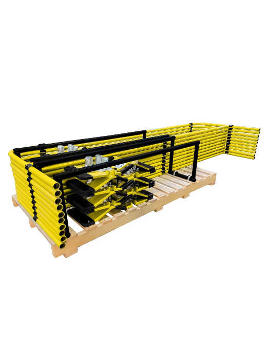 Frontline GUS10 Guardrail System Non-Penetrating Complete 100' Kit - OSHA Compliant