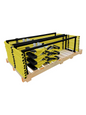 Frontline GUS05 Universal 5' Guardrails with Bases Complete Kit (50')