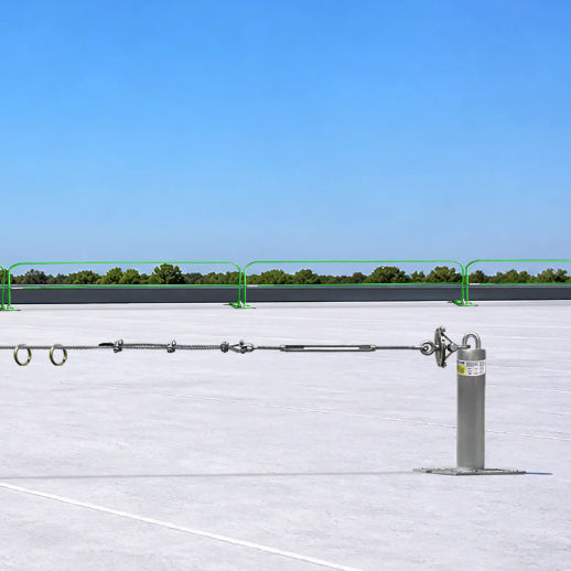 Frontline HLC-MPA Two Person Cable Horizontal Lifeline System with Plate Absorber