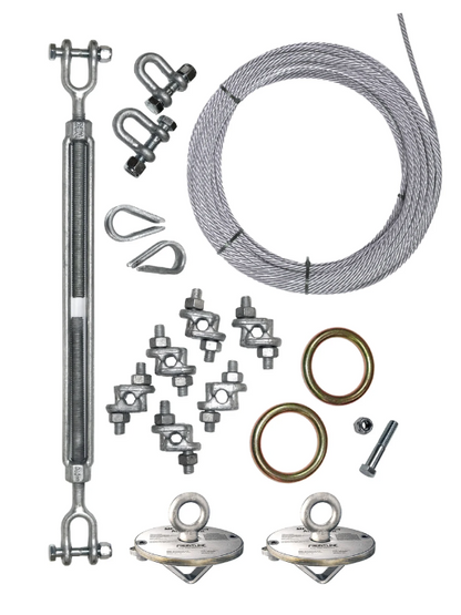 Frontline HLC-MPA Two Person Cable Horizontal Lifeline System with Plate Absorber