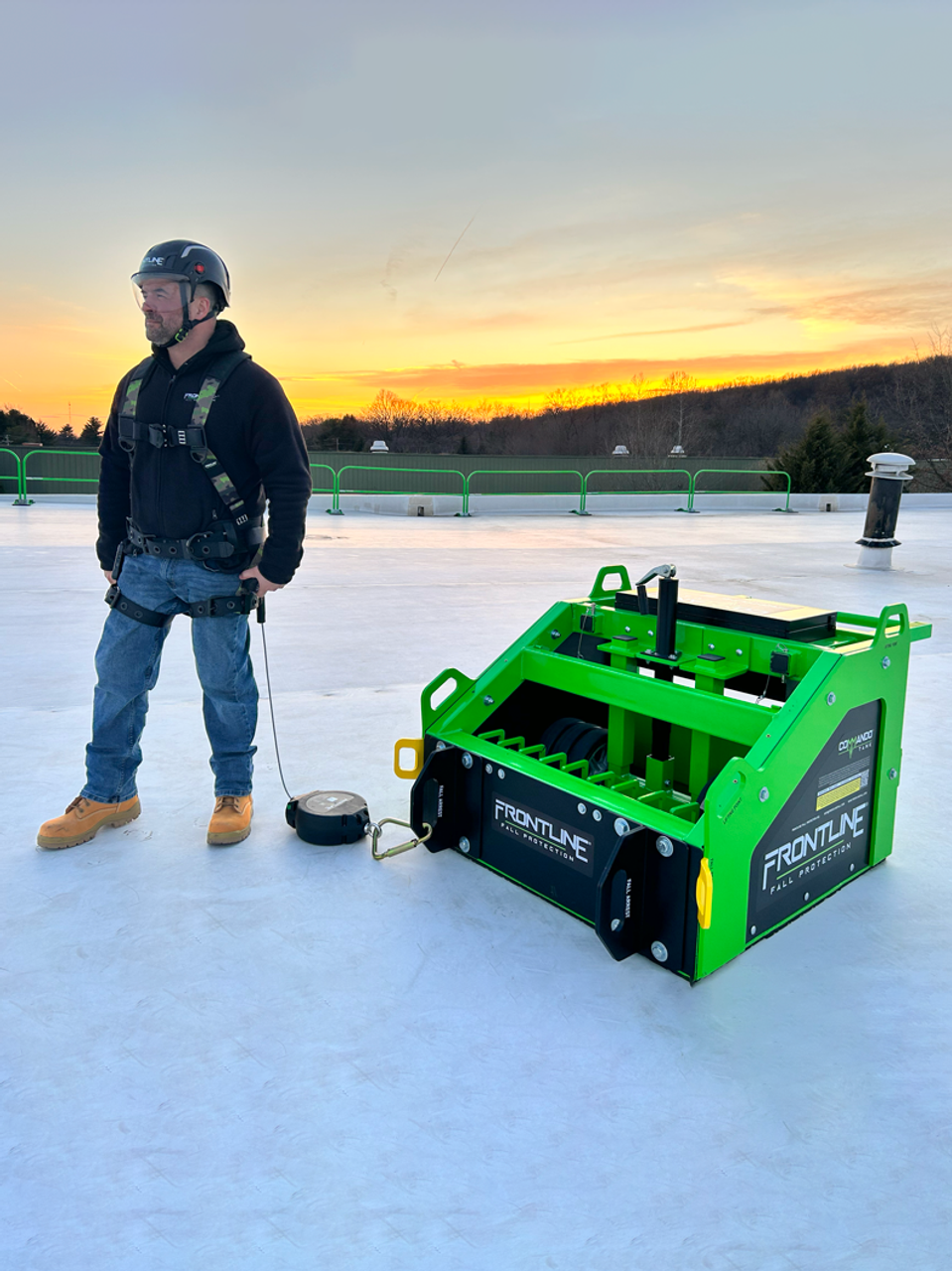 Commando Tank Non-Penetrating Fall Protection Cart