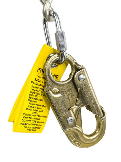 Frontline PSSW2R-US Patriot Positioning Chain with Swiveling Hook - Made in USA