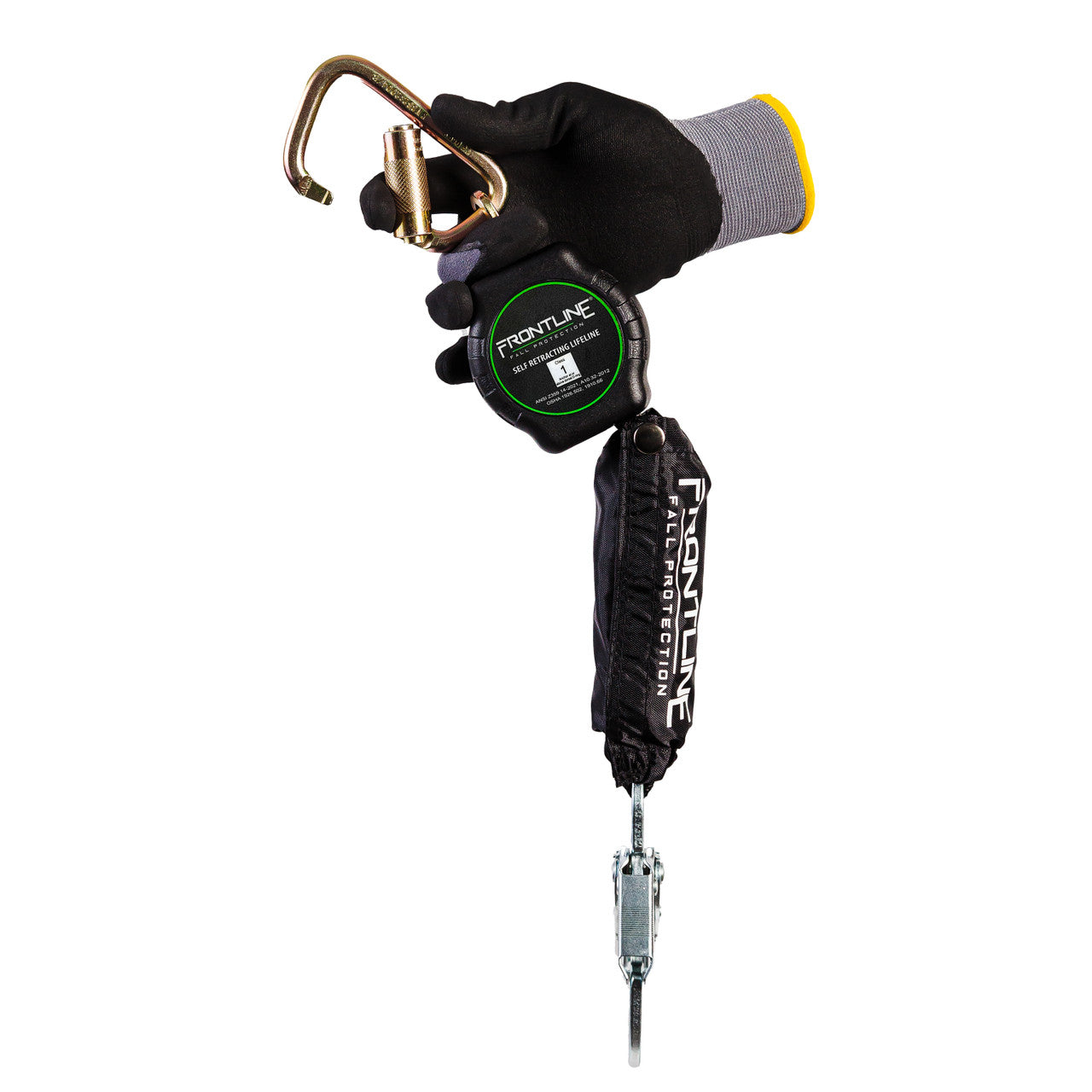 Frontline RPAS Aramid Fiber Web Single Leg SRL with Steel Snap Hook End (Class 1)