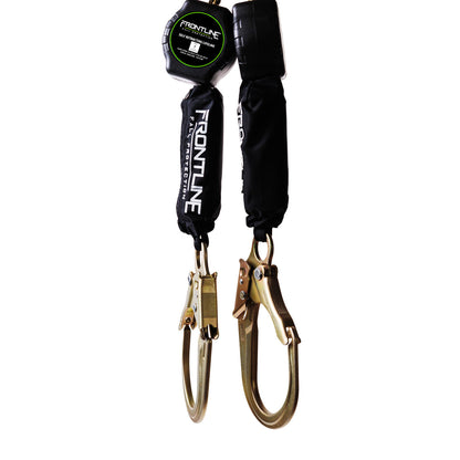Frontline RPA062R Aramid Fiber Web Twin Leg 6' SRL with Steel Rebar Hook Ends (Class 1)