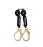 Frontline RPA062R Aramid Fiber Web Twin Leg 6' SRL with Steel Rebar Hook Ends (Class 1)