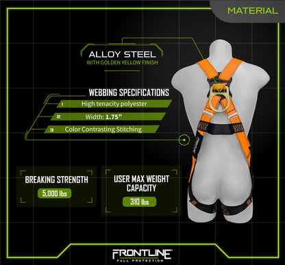 Frontline 100VMB Combat Economy Series Full Body Harness (Uni)