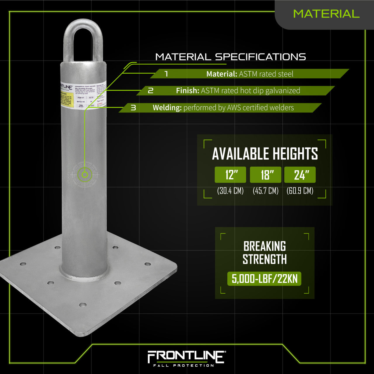 Frontline RC Concrete Roof Anchor