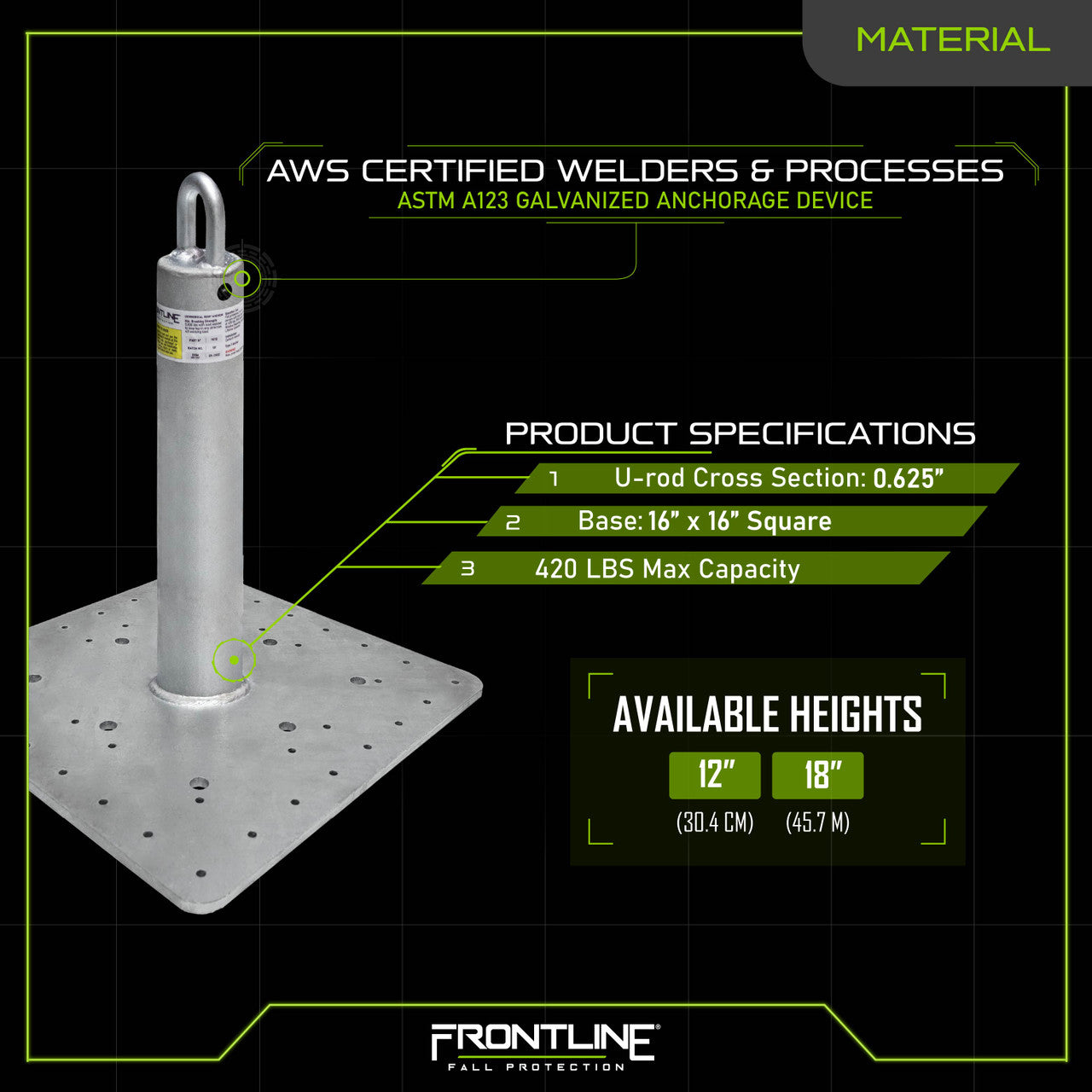 Frontline Commercial Roof Anchor