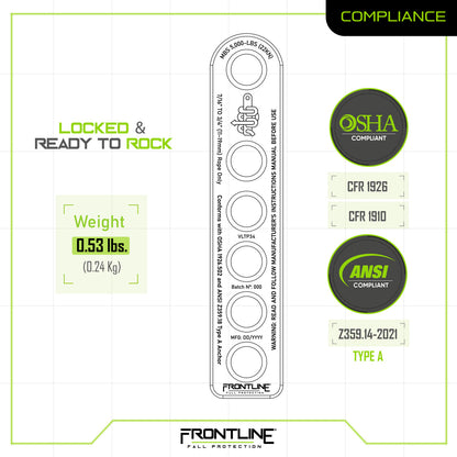 Frontline VLTP34 Rope Termination Plate