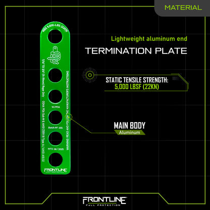 Frontline VLTP34 Rope Termination Plate
