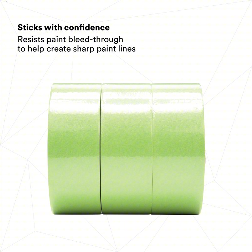 3M 405-051115-64763 | 401+ High Performance Green Masking Tape, 48 mm x 55 m