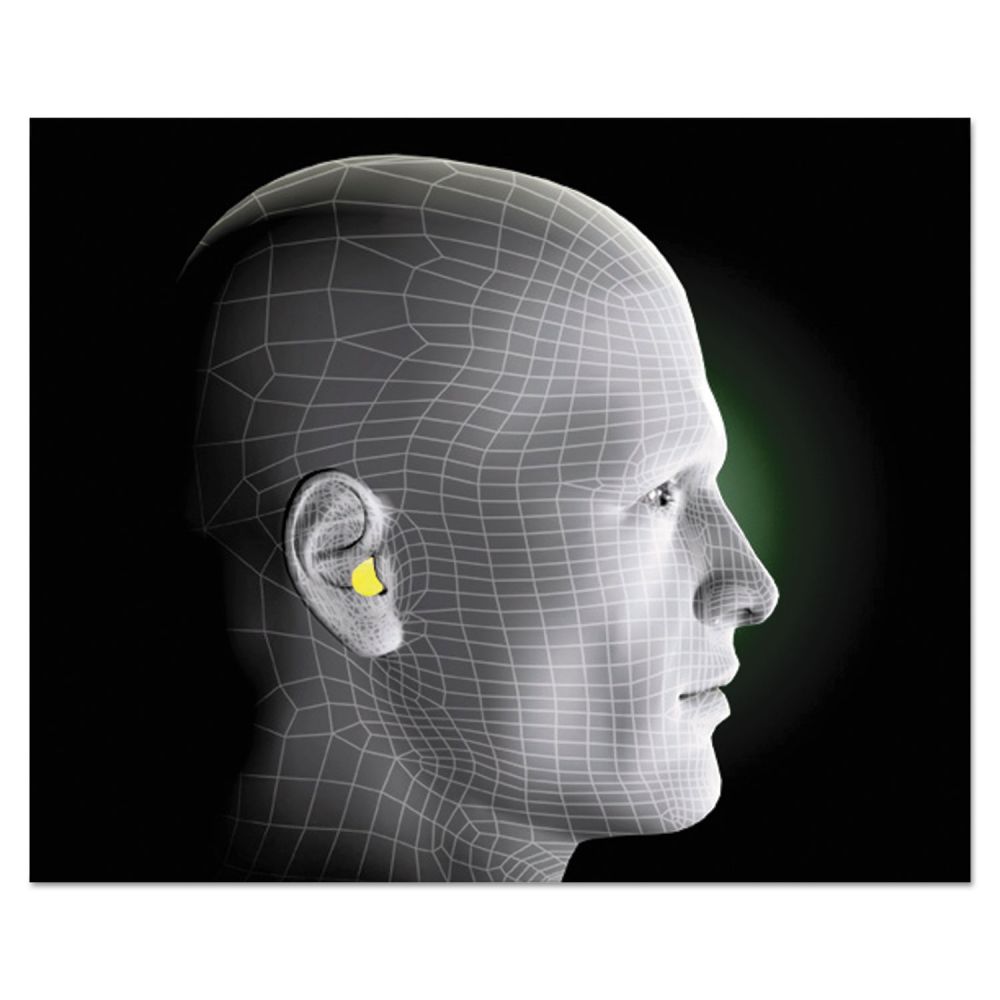 3M™ 312-1252 E-A-Rsoft Yellow Neon Blasts Disposable Uncorded Earplugs, 200 Pairs