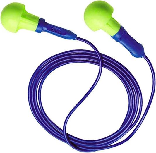 3M 318-1001 E-A-R Push-Ins Corded Earplugs (100/Box)